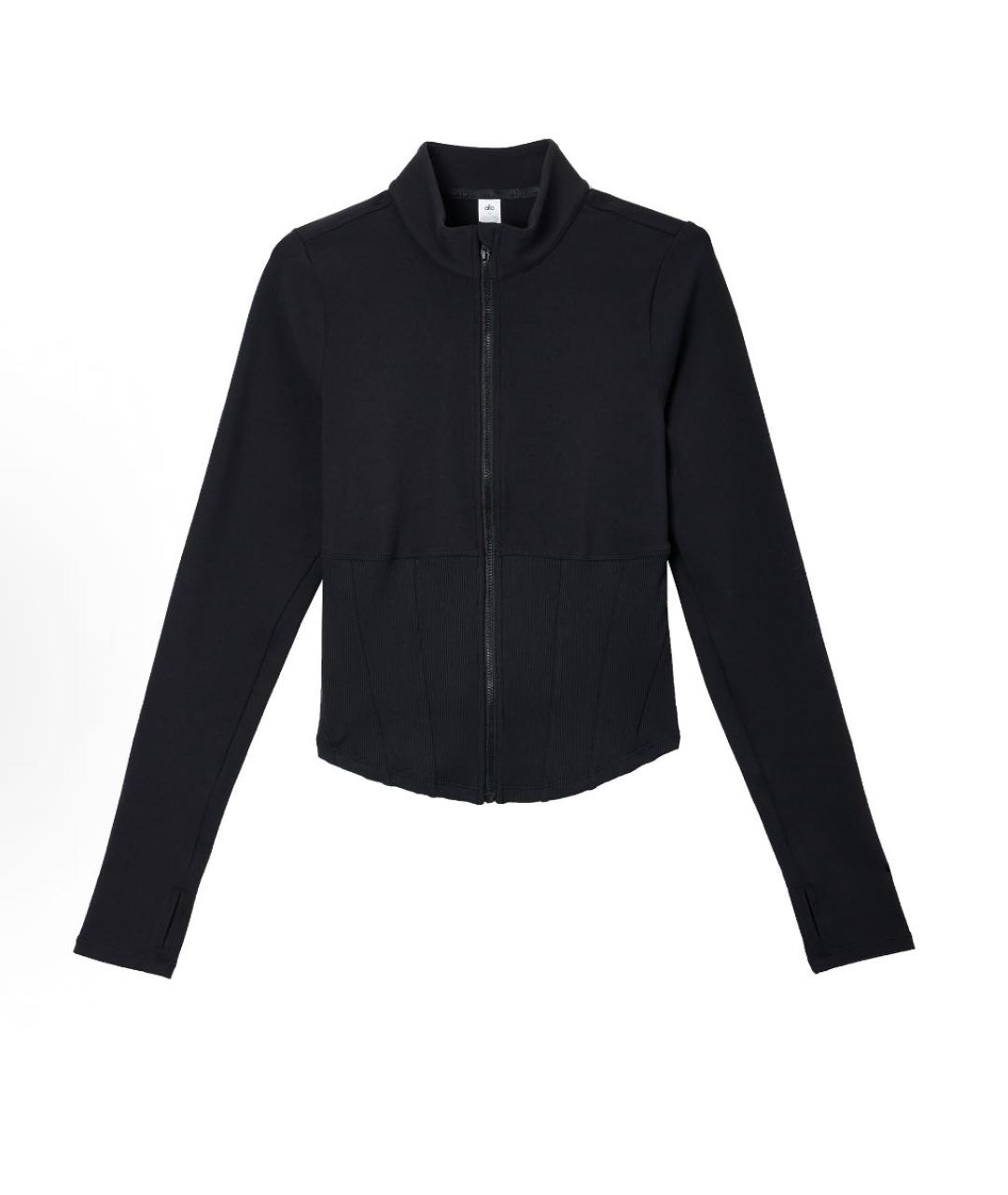 ALO YOGA Черная спортивная куртка, фото 7