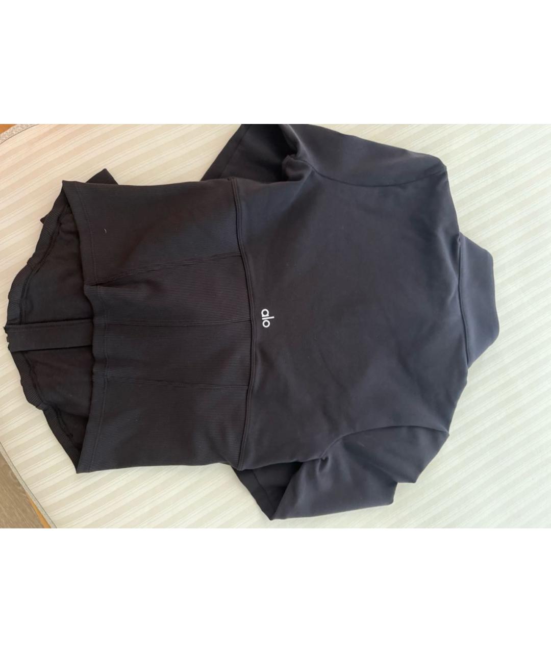 ALO YOGA Черная спортивная куртка, фото 6