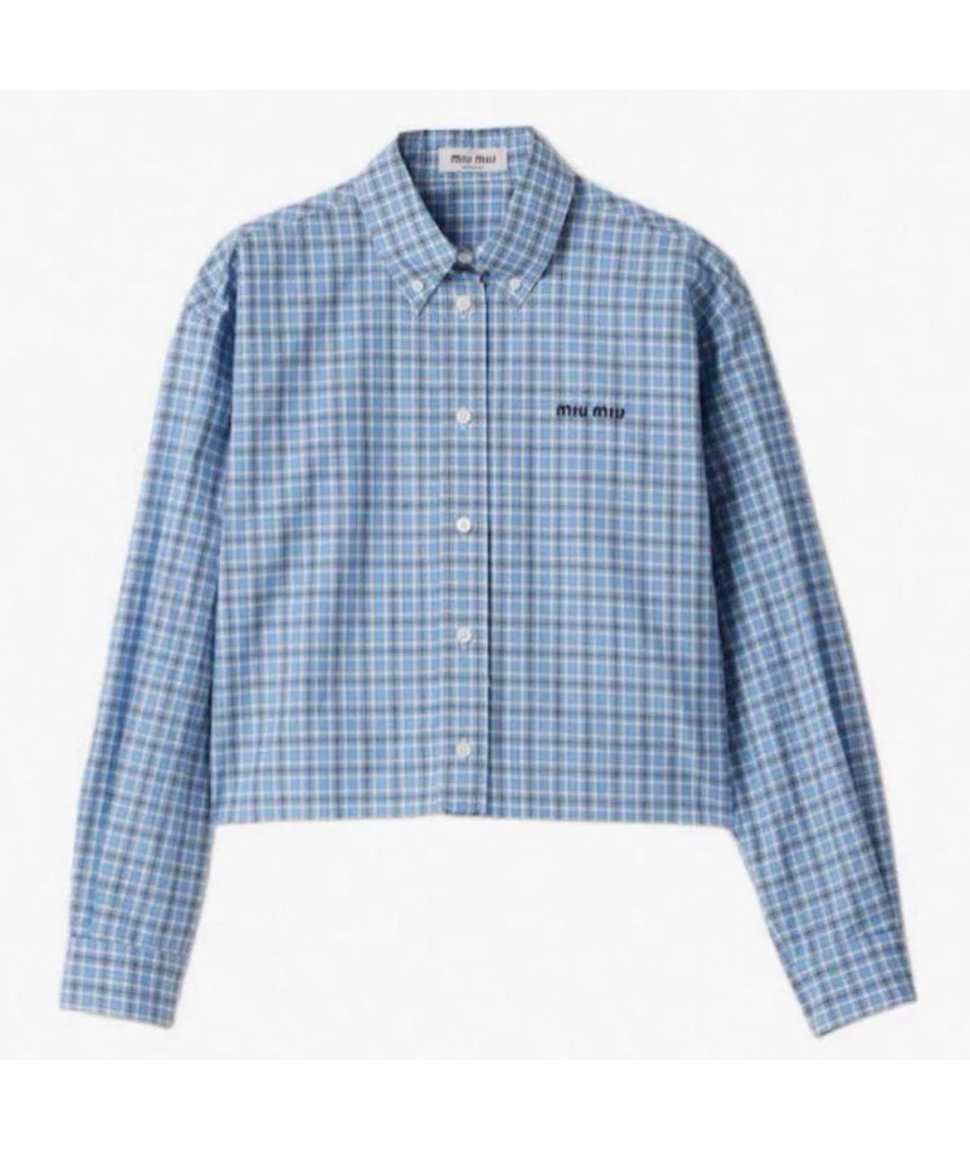 MIU MIU Синяя рубашка, фото 6