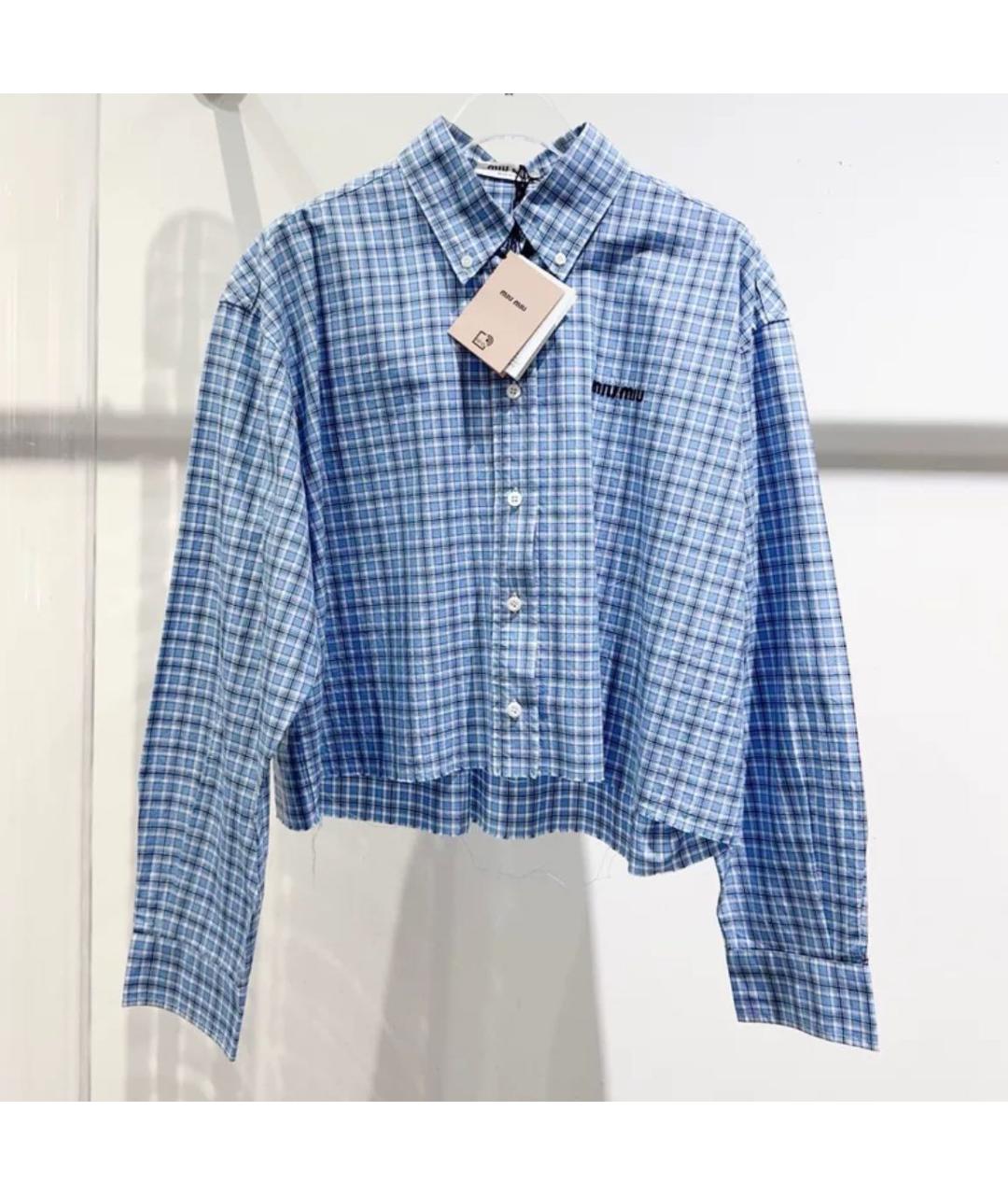 MIU MIU Синяя рубашка, фото 2