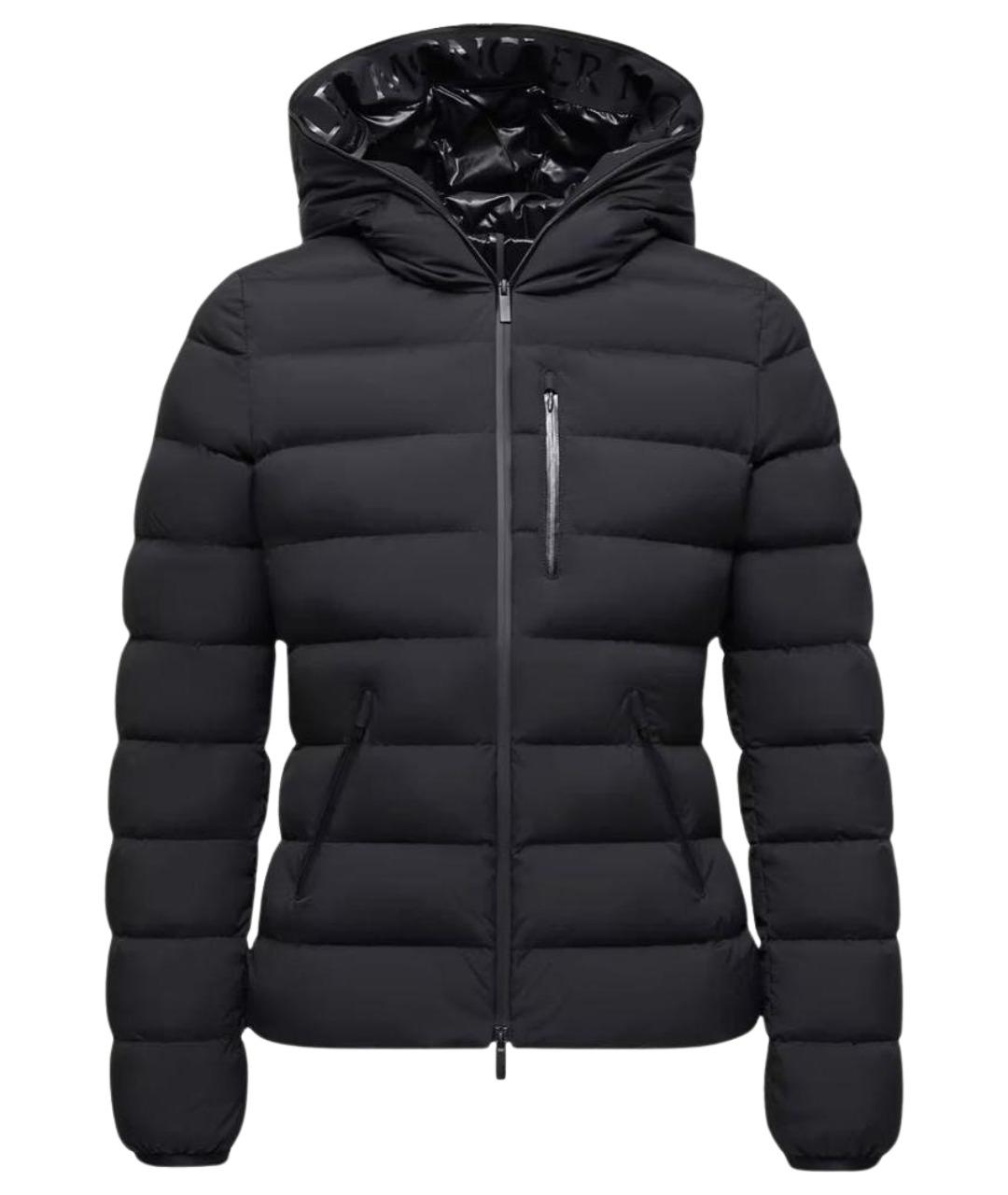 MONCLER Черная полиамидовая куртка, фото 1