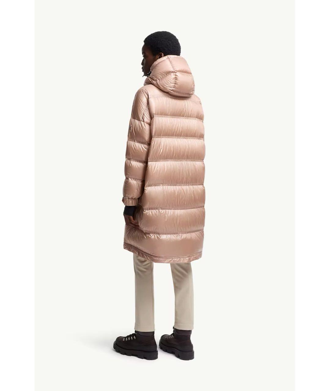 MONCLER Бежевый пуховик, фото 3