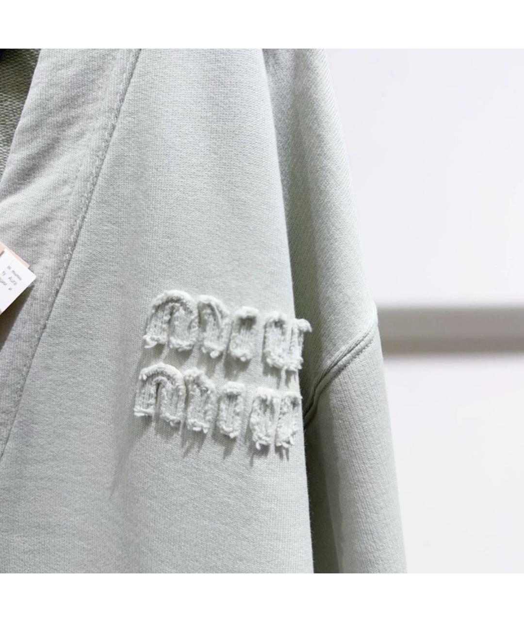 MIU MIU Салатовый кардиган, фото 5