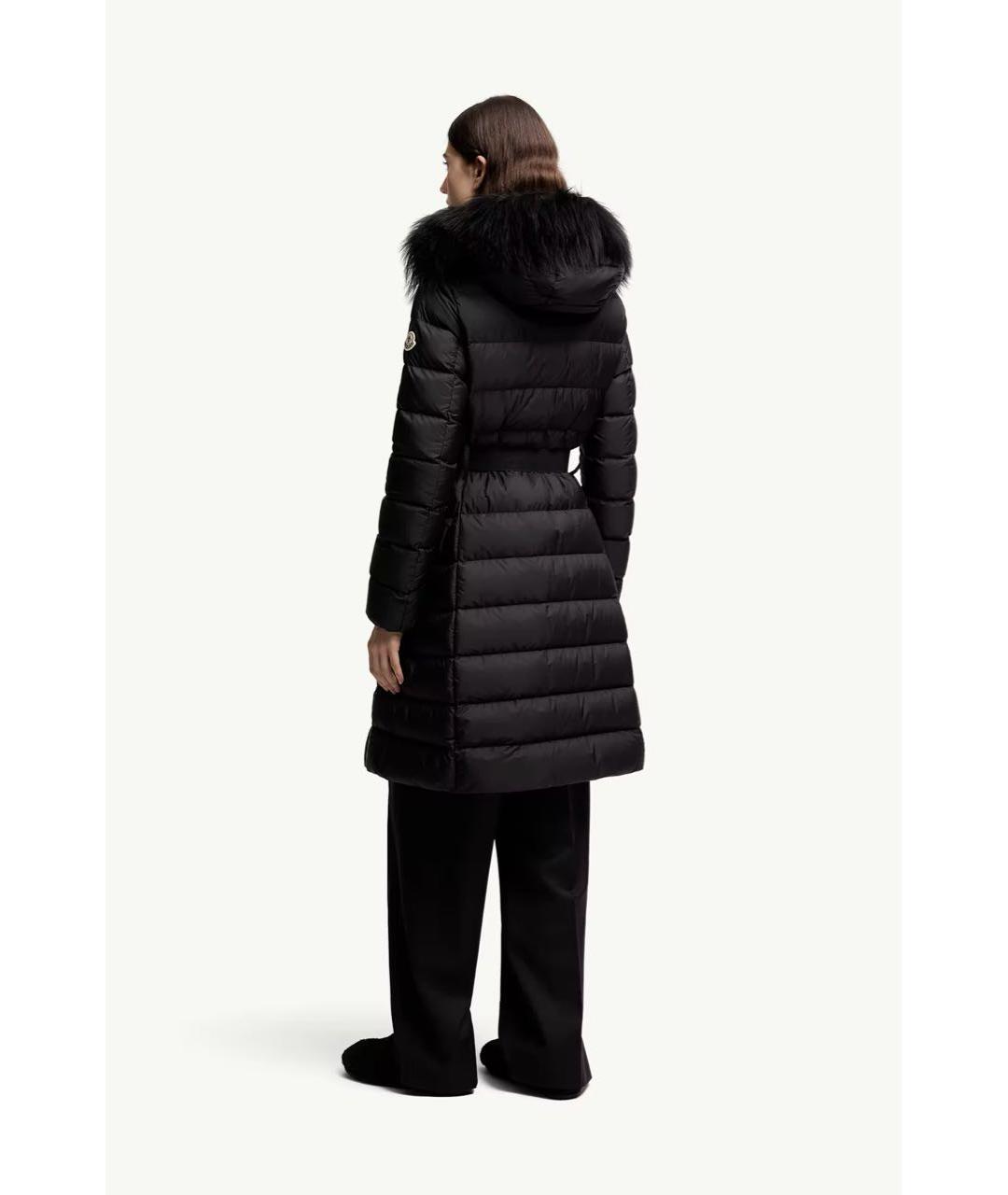 MONCLER Черный пуховик, фото 3