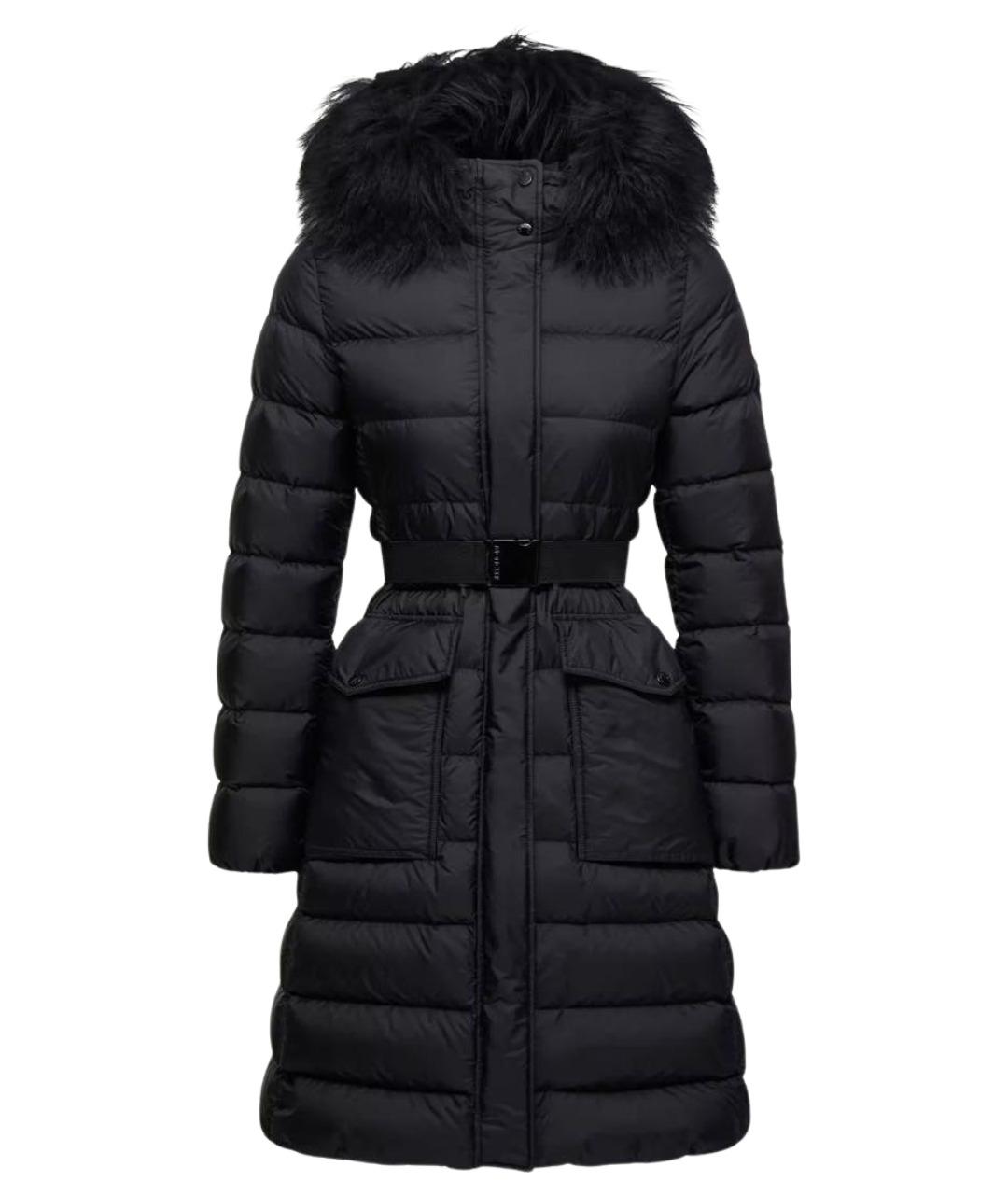 MONCLER Черный пуховик, фото 1