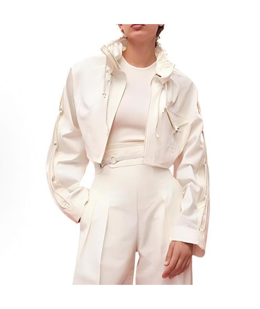 HERMES Белая куртка, фото 5