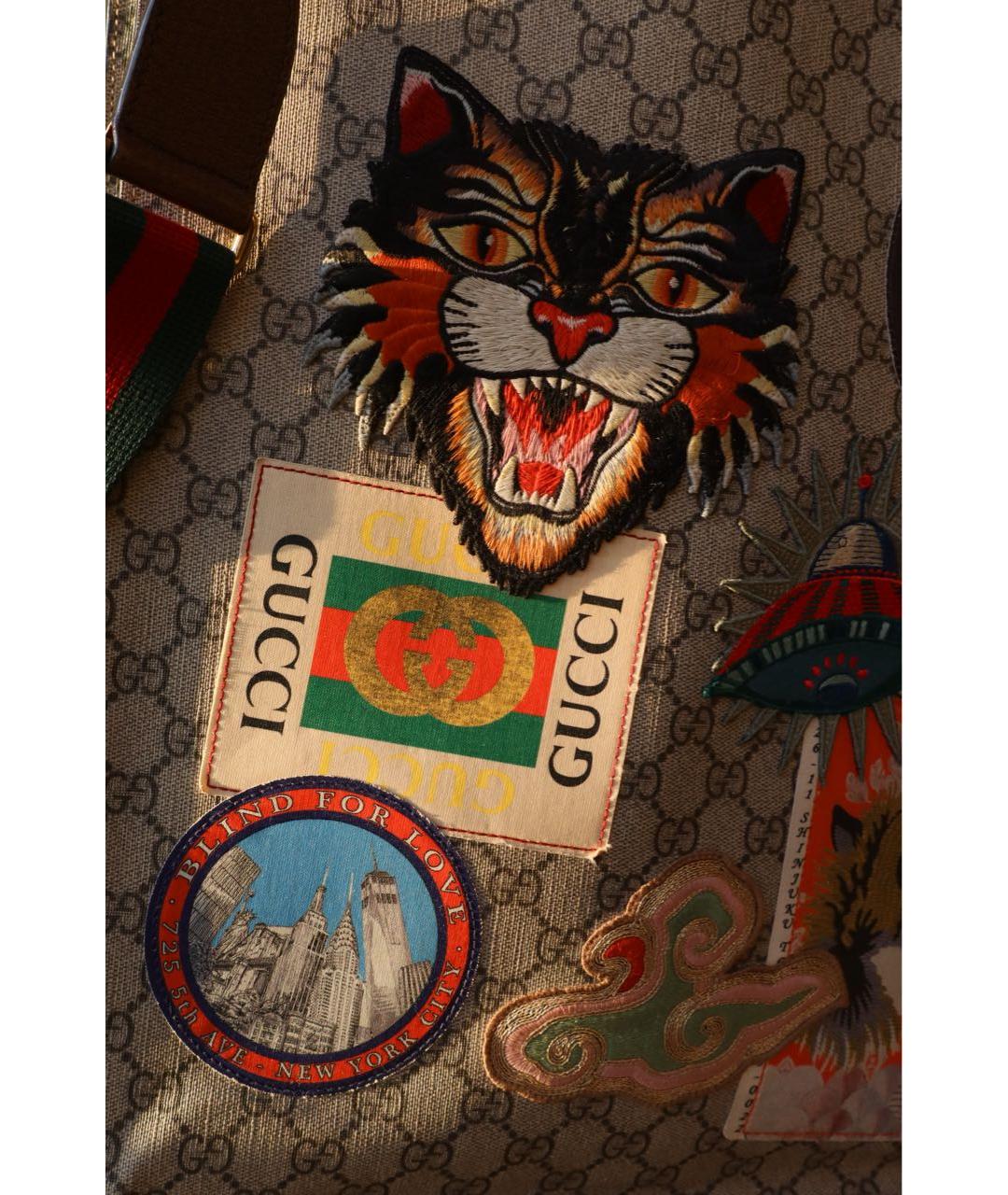 GUCCI Коричневая сумка тоут, фото 7