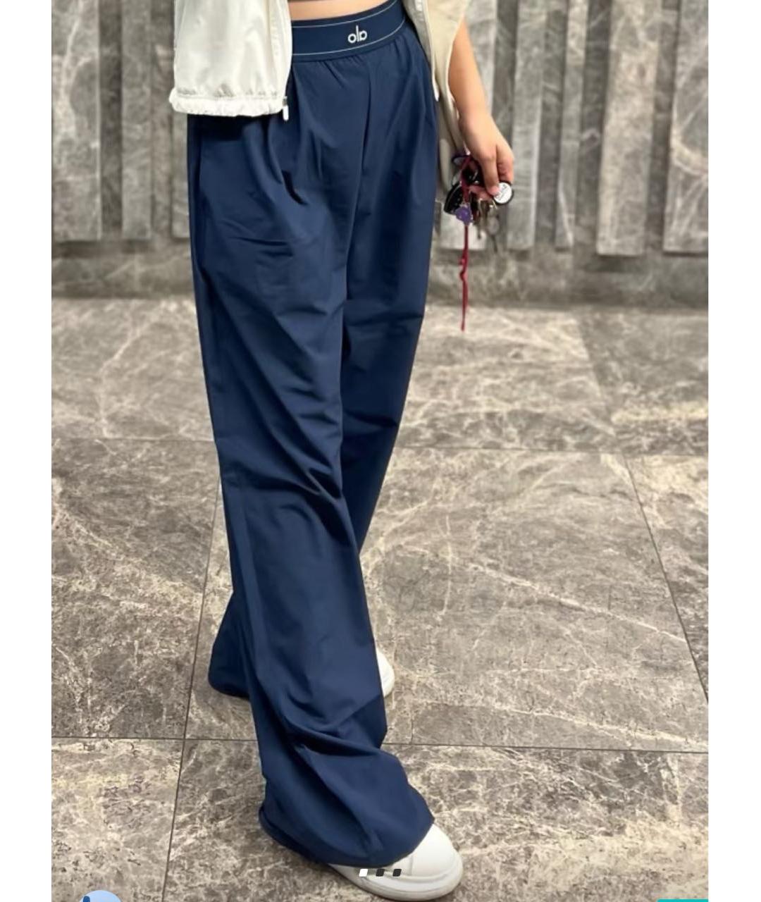 ALO YOGA Темно-синие спортивные брюки и шорты, фото 5