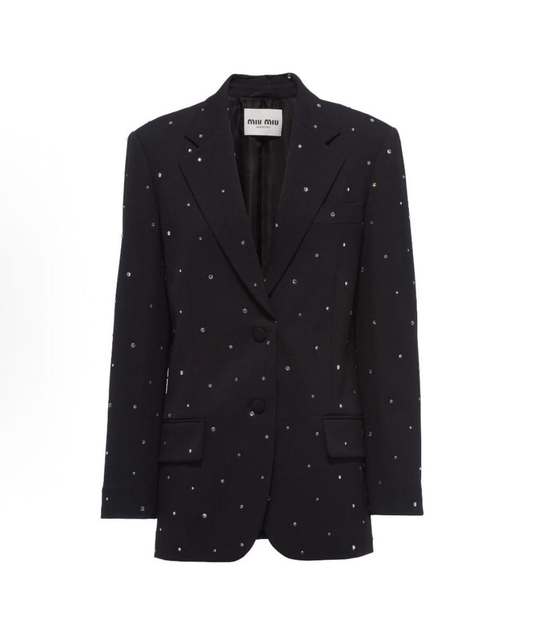 MIU MIU Черный жакет/пиджак, фото 8