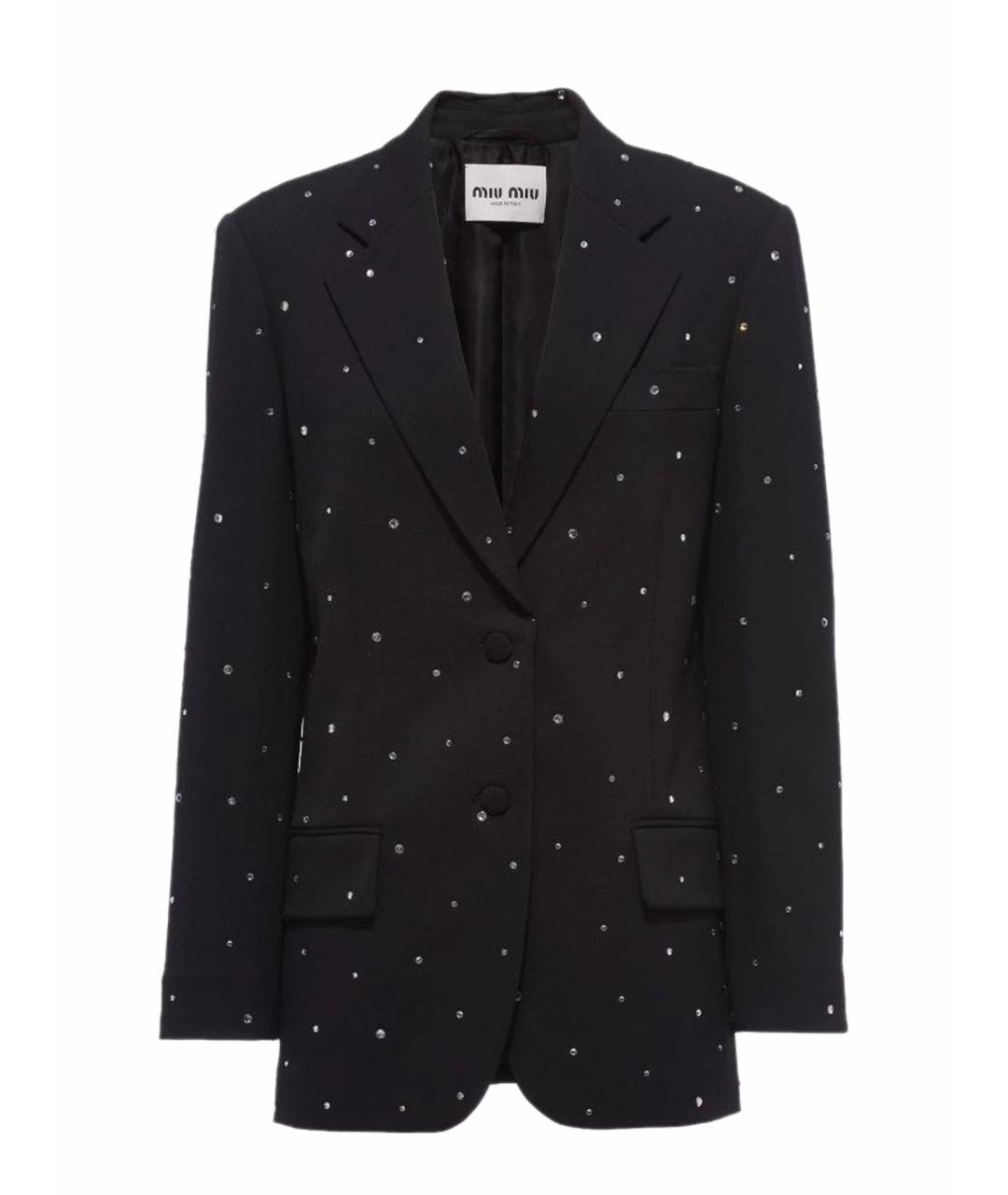 MIU MIU Черный жакет/пиджак, фото 1