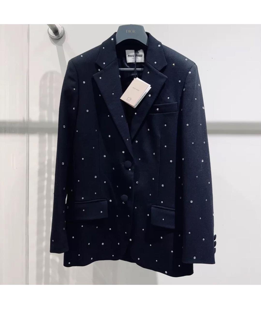 MIU MIU Черный жакет/пиджак, фото 3