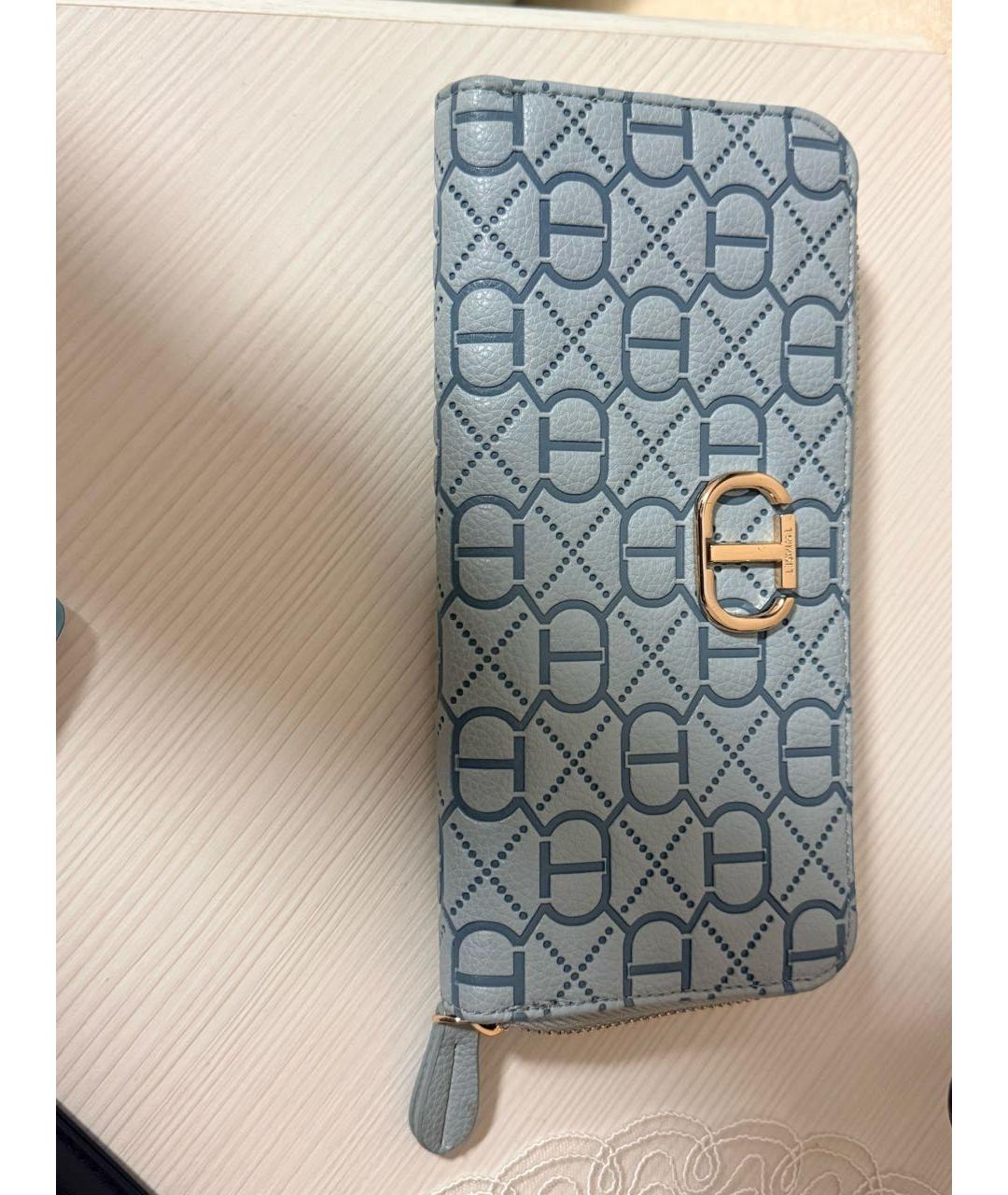 TWIN-SET Голубой кошелек из искусственной кожи, фото 9