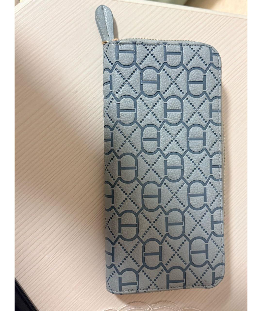 TWIN-SET Голубой кошелек из искусственной кожи, фото 3