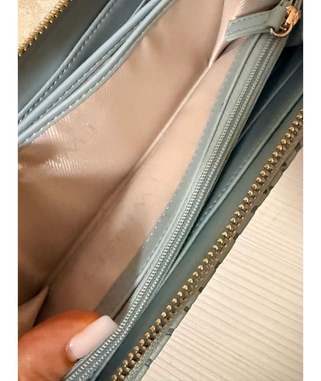TWIN-SET Голубой кошелек из искусственной кожи, фото 7