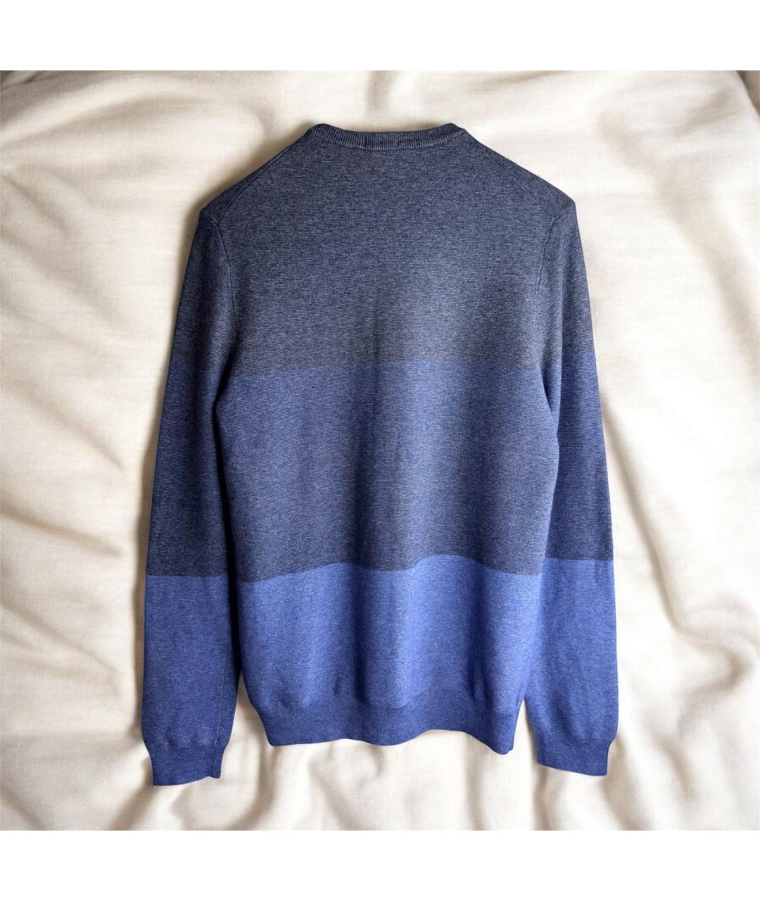 HUGO BOSS Синий шерстяной джемпер / свитер, фото 7