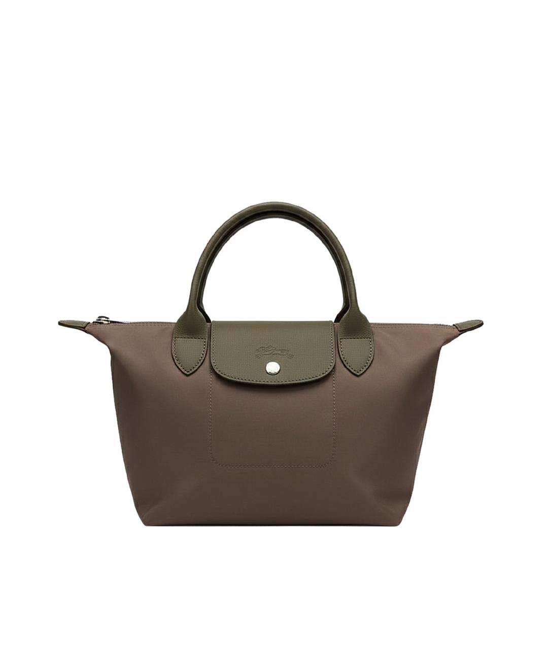 LONGCHAMP Коричневая синтетическая сумка тоут, фото 1