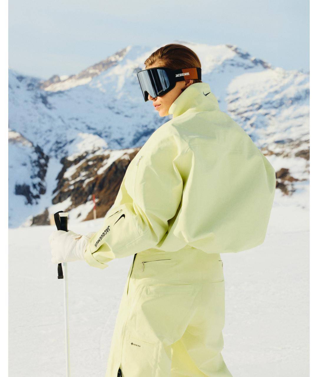 JACQUEMUS Зеленая полиамидовая куртка, фото 2