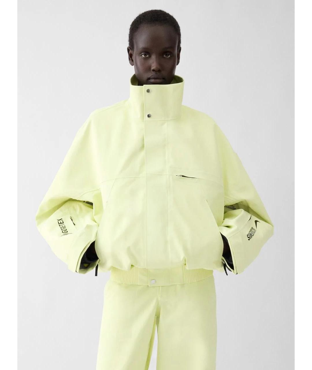 JACQUEMUS Зеленая полиамидовая куртка, фото 7