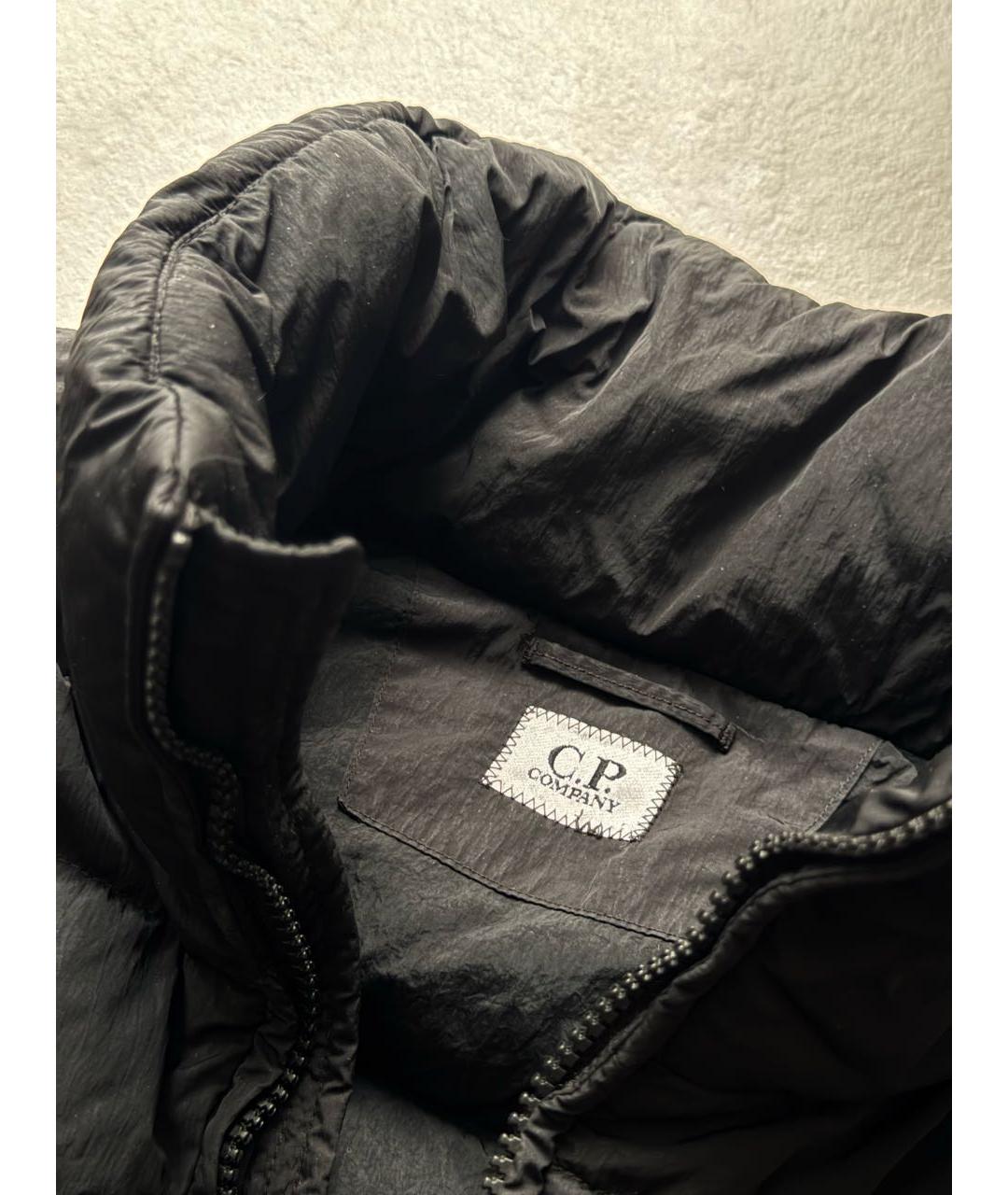 CP COMPANY Черный полиамидовый пуховик, фото 3