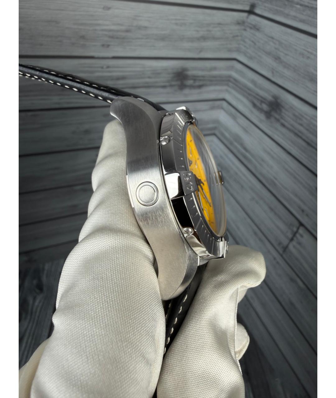 BREITLING Желтые часы, фото 5