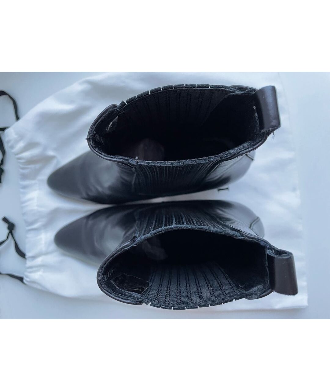SANDRO Черные кожаные сапоги, фото 3