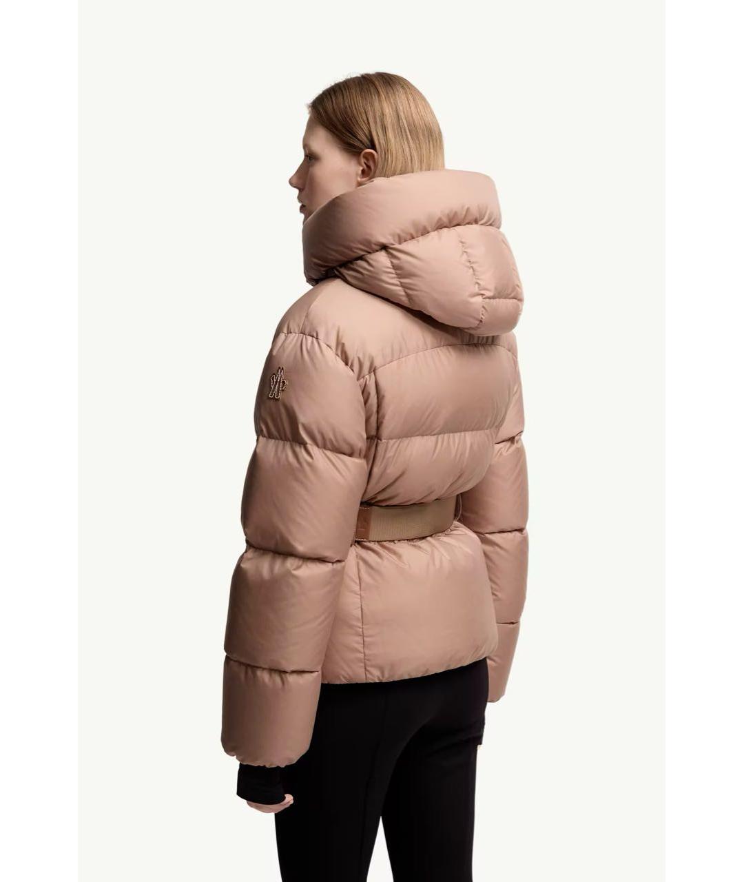 MONCLER Бежевый пуховик, фото 3