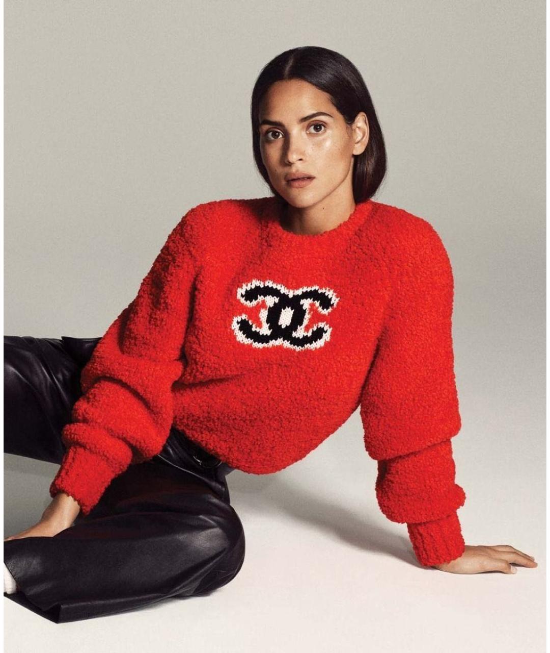 CHANEL Красный джемпер / свитер, фото 6
