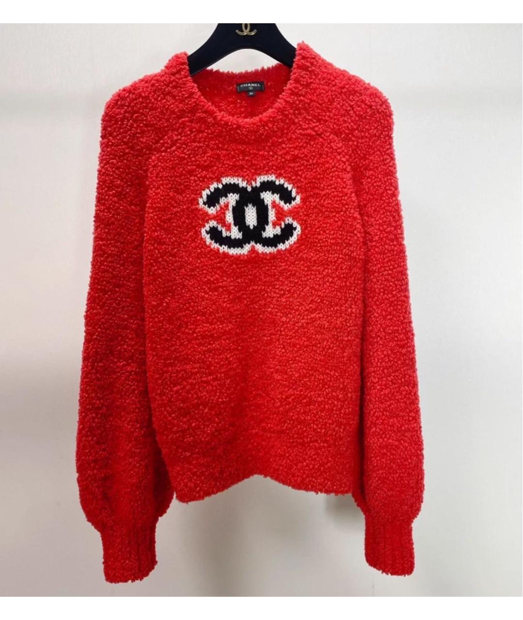 CHANEL Красный джемпер / свитер, фото 7