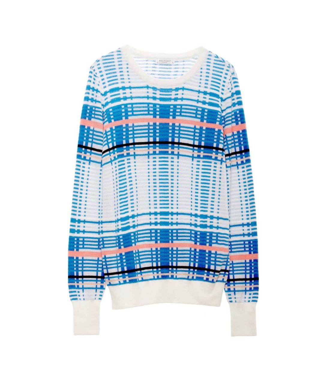 EQUIPMENT Голубой джемпер / свитер, фото 9