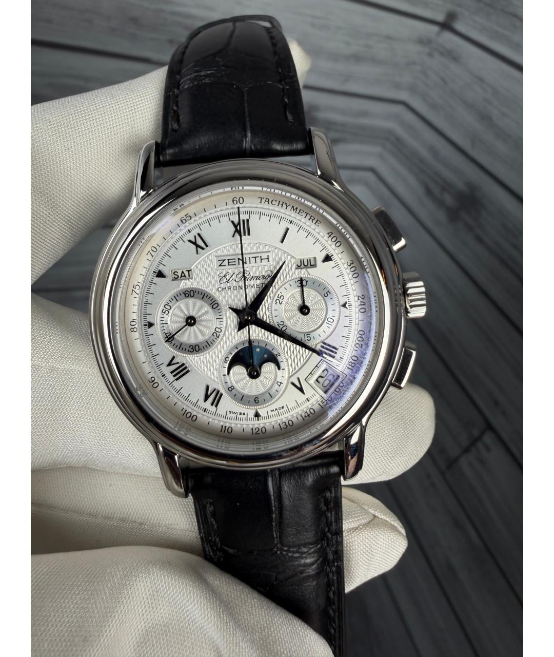 ZENITH Белые часы, фото 3