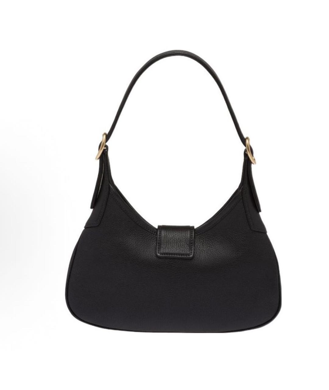 MIU MIU Черная кожаная сумка с короткими ручками, фото 3