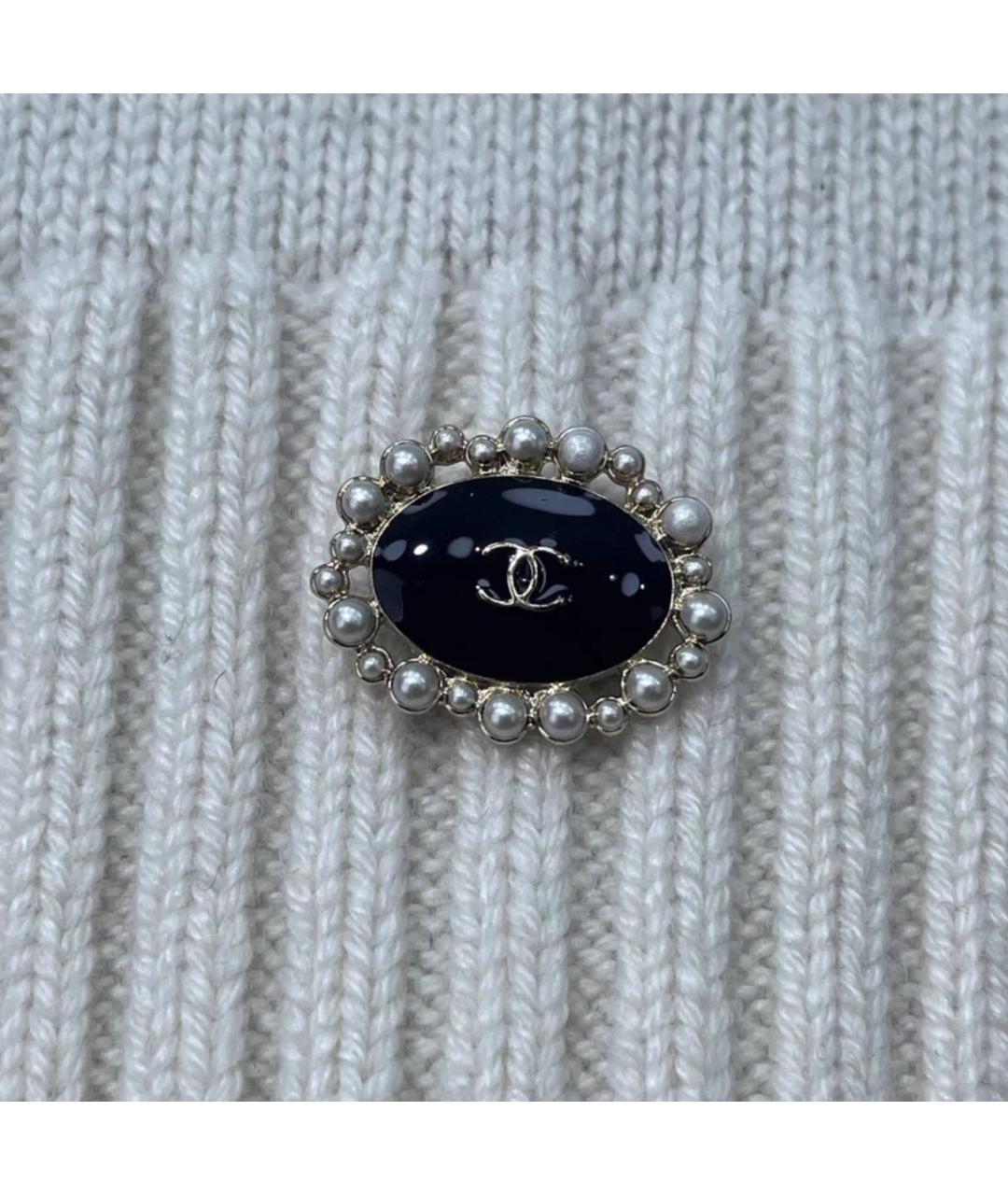 CHANEL Белый кашемировый джемпер / свитер, фото 6