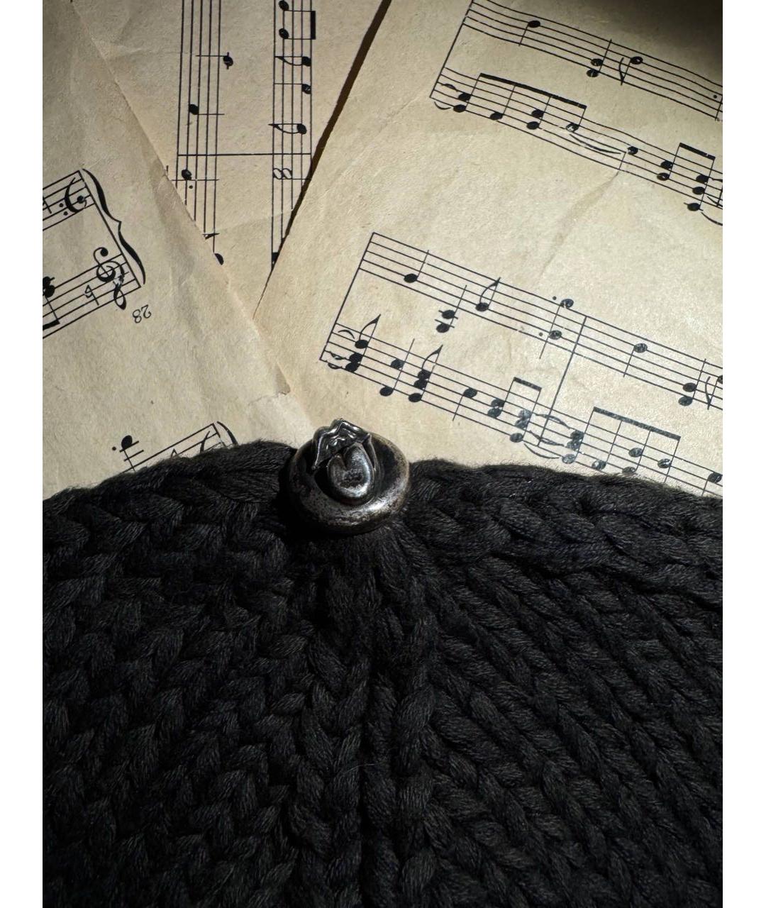 CHROME HEARTS Черная шапка, фото 3