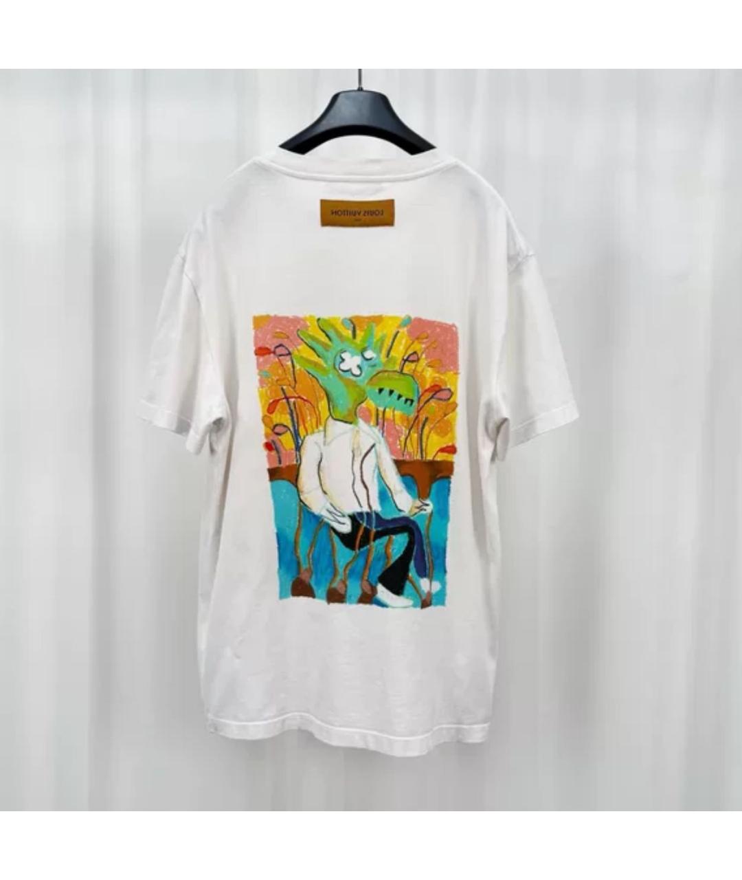 LOUIS VUITTON Белая футболка, фото 4