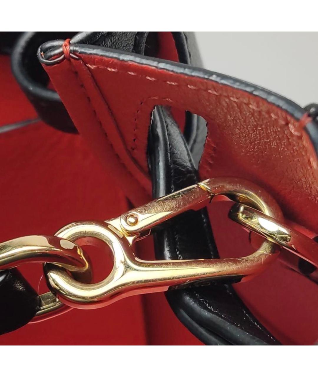 LOEWE Черная кожаная сумка тоут, фото 7