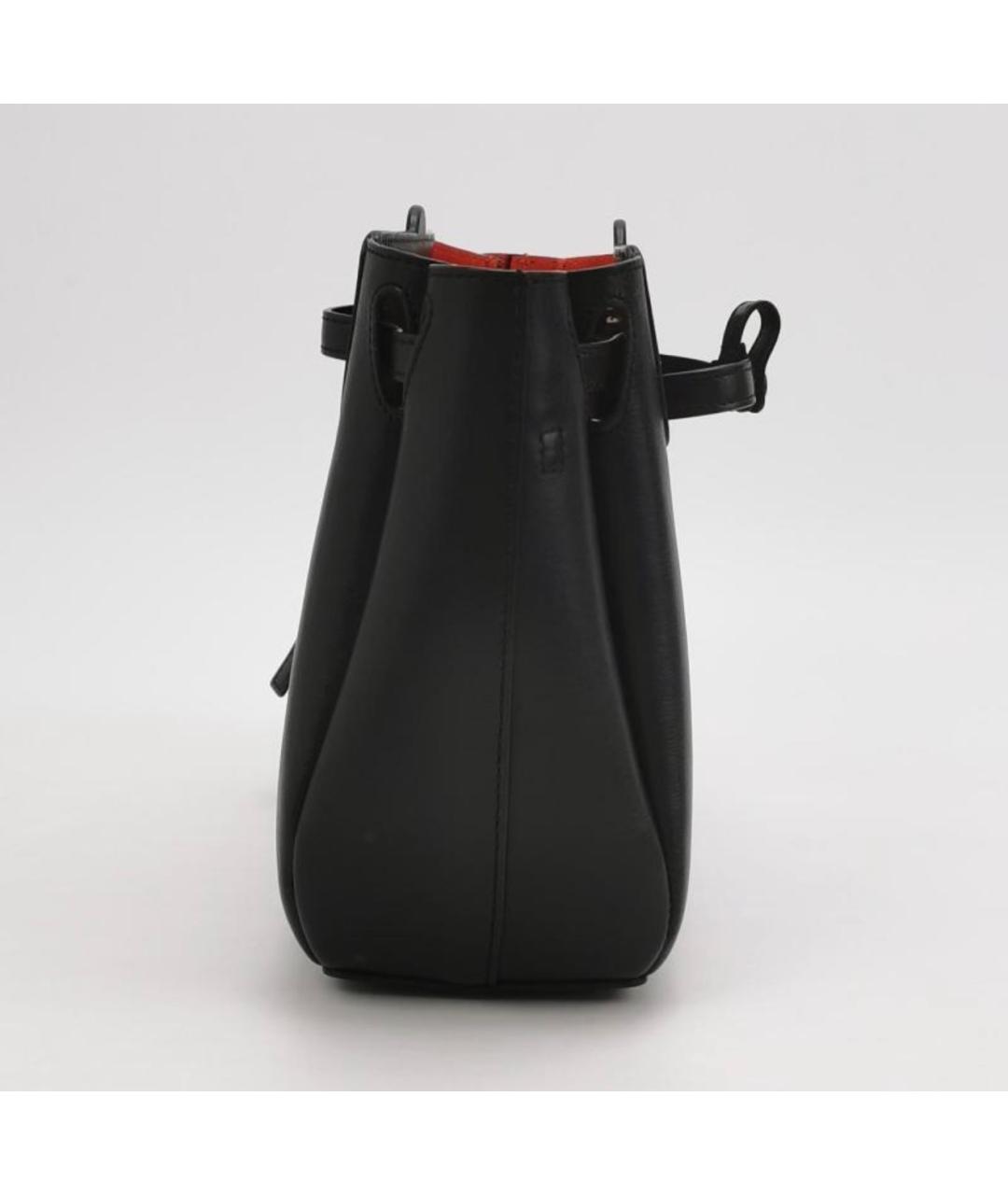LOEWE Черная кожаная сумка тоут, фото 3
