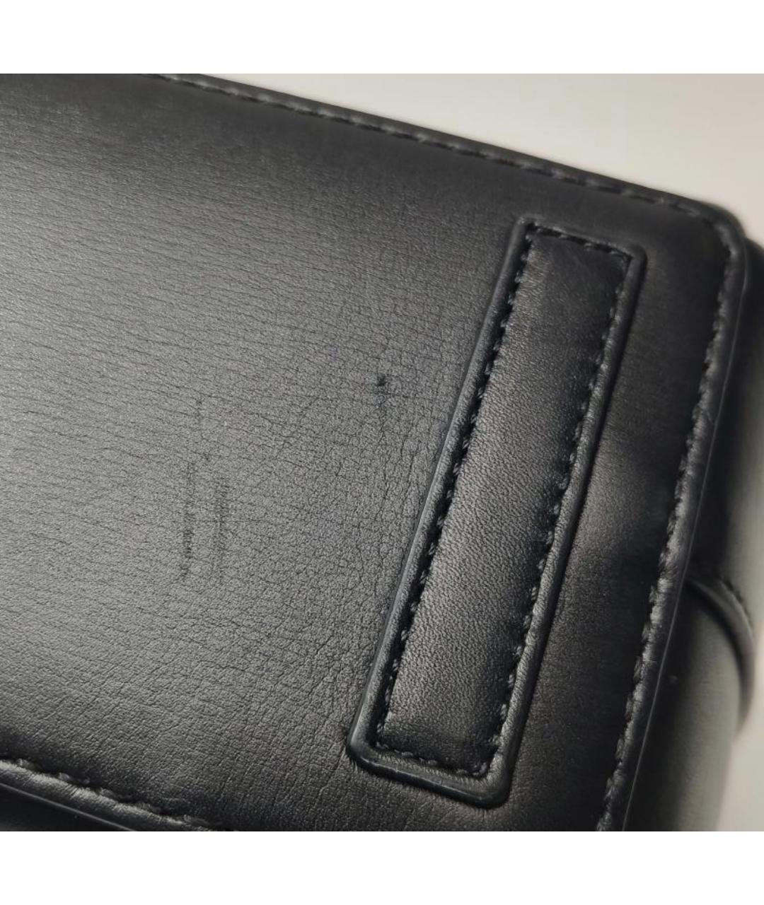 LOEWE Черная кожаная сумка тоут, фото 8