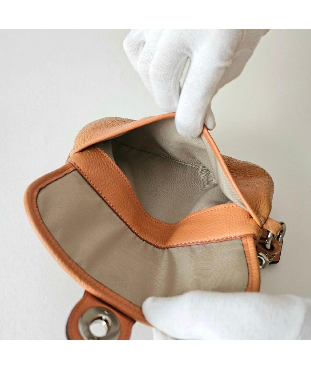 COACH Коричневый кожаный кошелек, фото 3