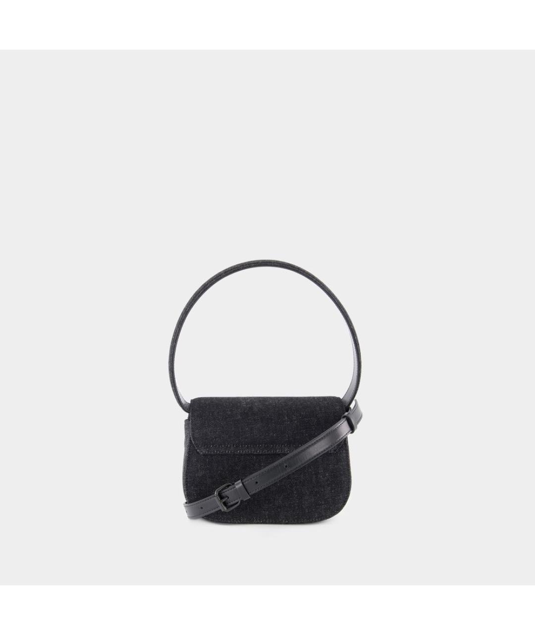 DIESEL Черная хлопковая сумка через плечо, фото 3