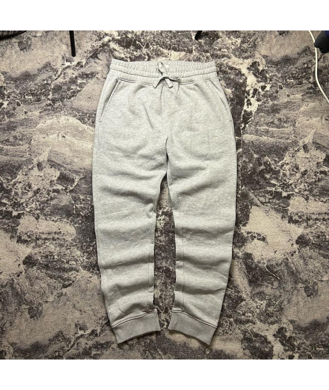 WOOLRICH Серые хлопковые повседневные брюки, фото 4