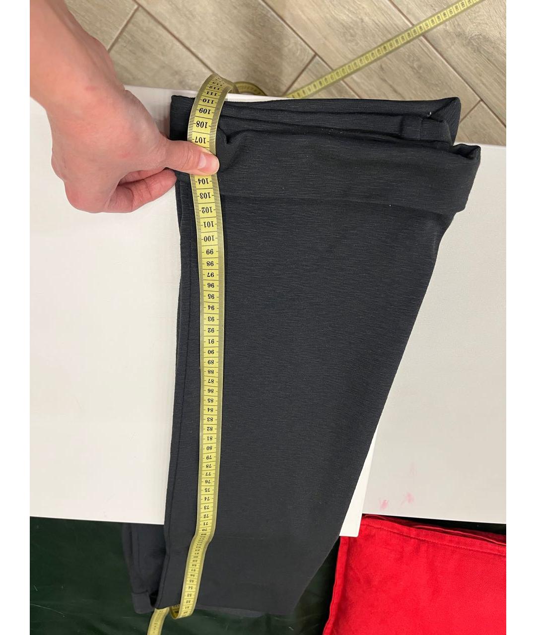 DIANE VON FURSTENBERG Серые шерстяные брюки широкие, фото 7