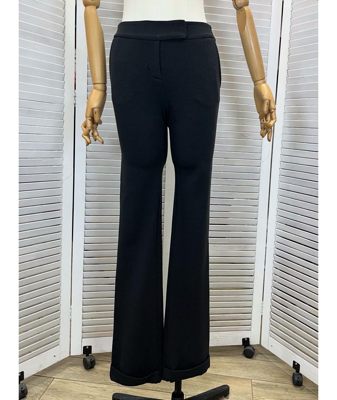 DIANE VON FURSTENBERG Серые шерстяные брюки широкие, фото 8