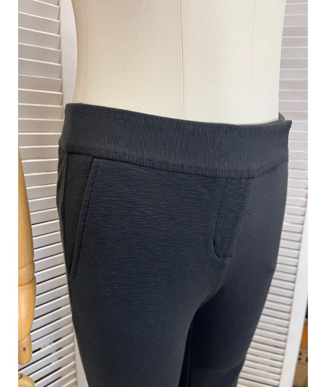 DIANE VON FURSTENBERG Серые шерстяные брюки широкие, фото 2