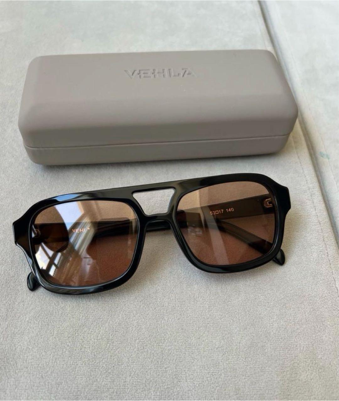 Vehla Черные пластиковые солнцезащитные очки, фото 3