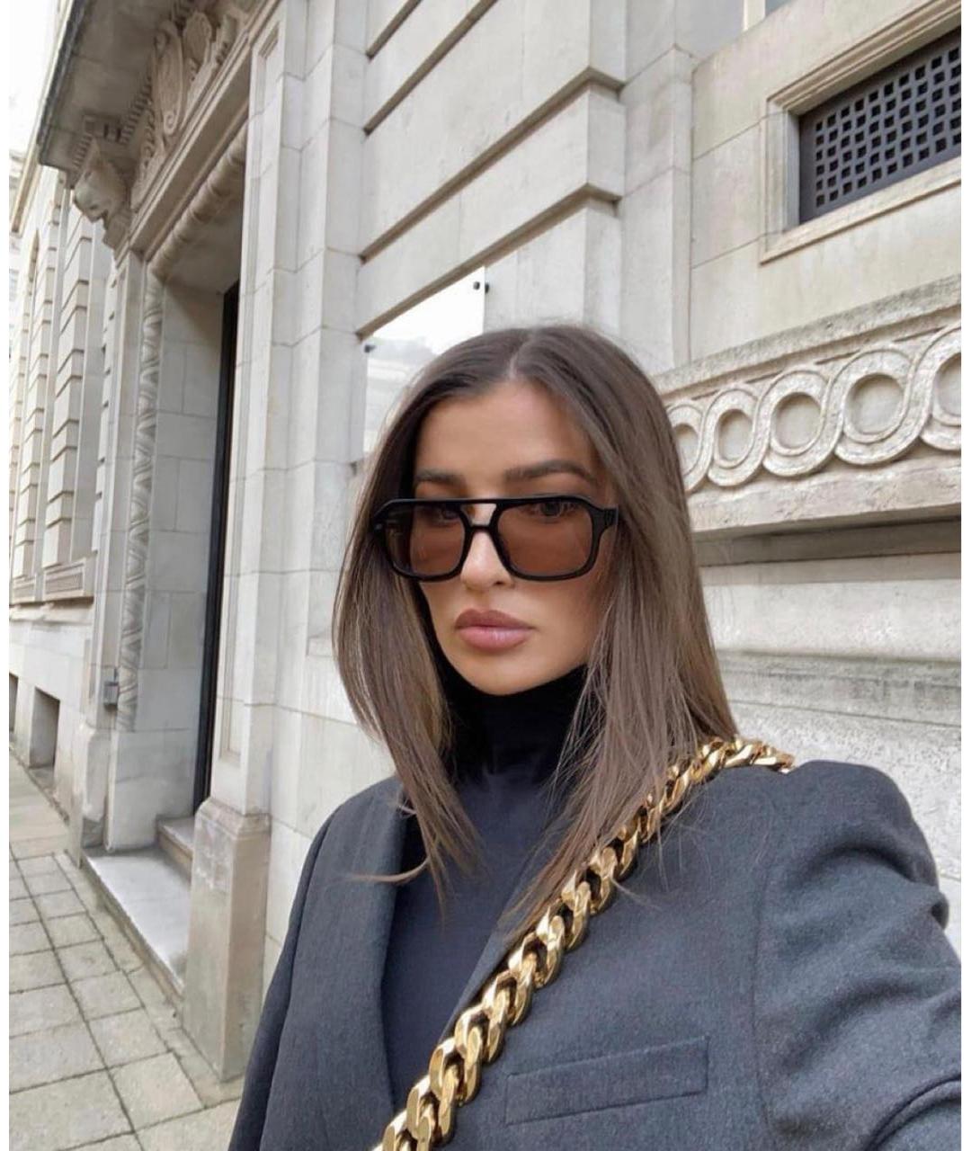 Vehla Черные пластиковые солнцезащитные очки, фото 6