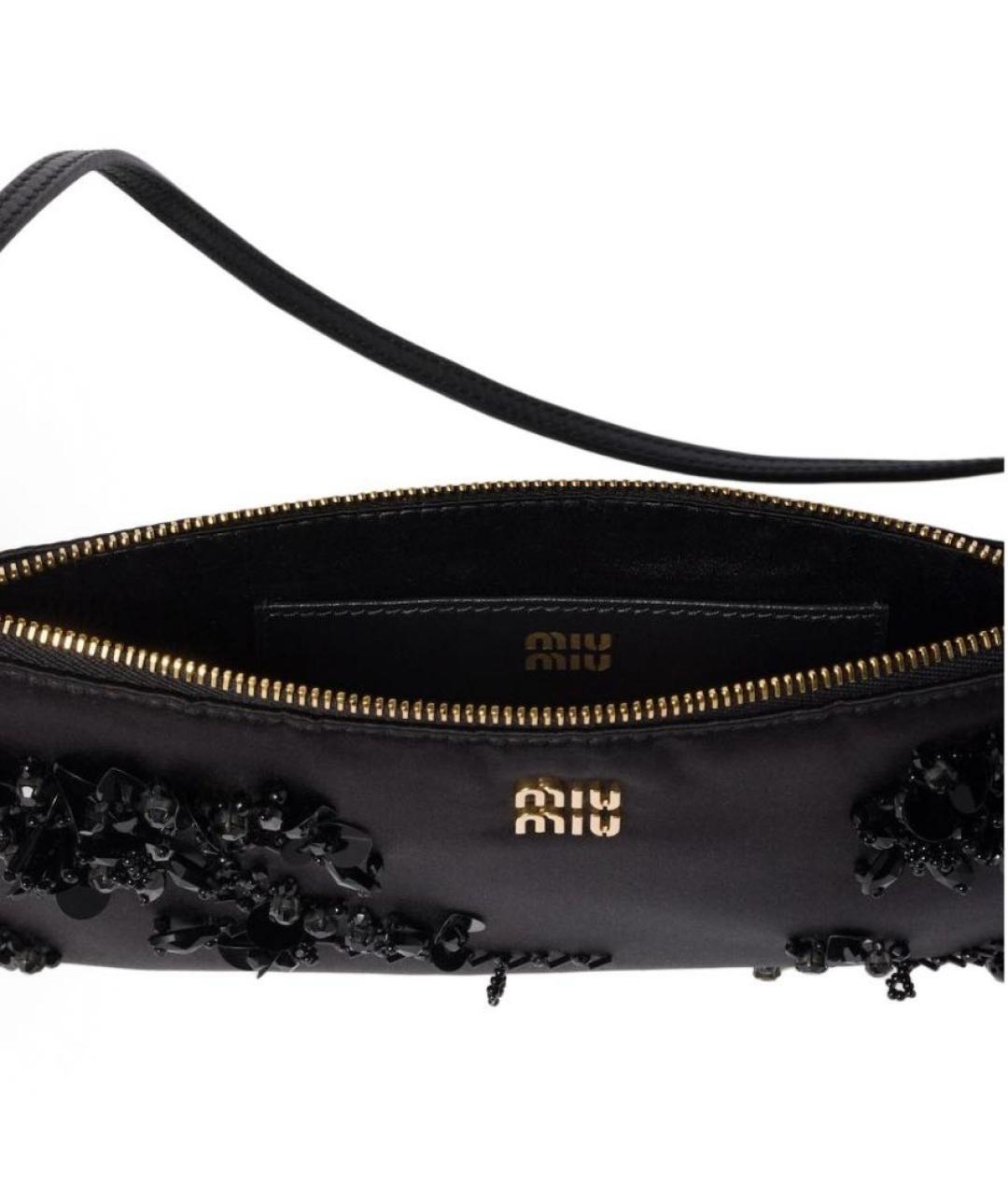 MIU MIU Черная сумка через плечо, фото 3