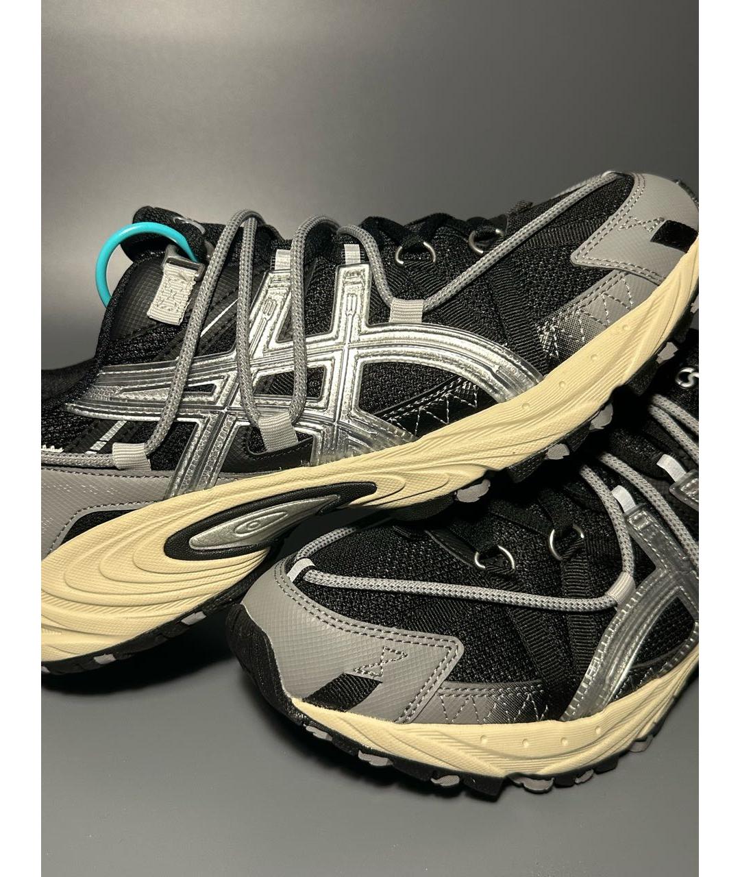 ASICS Черные синтетические низкие кроссовки / кеды, фото 6