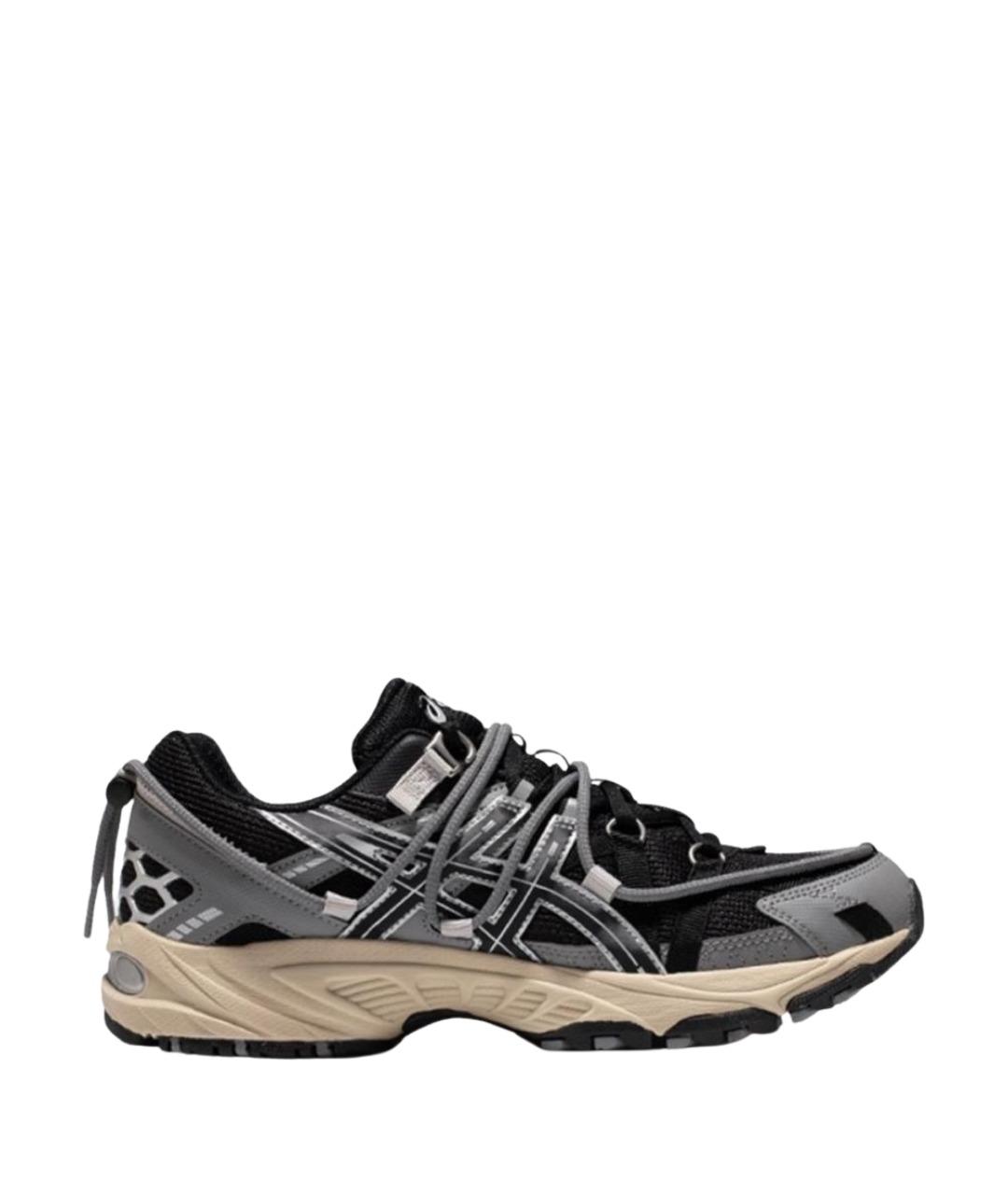 ASICS Черные синтетические низкие кроссовки / кеды, фото 1