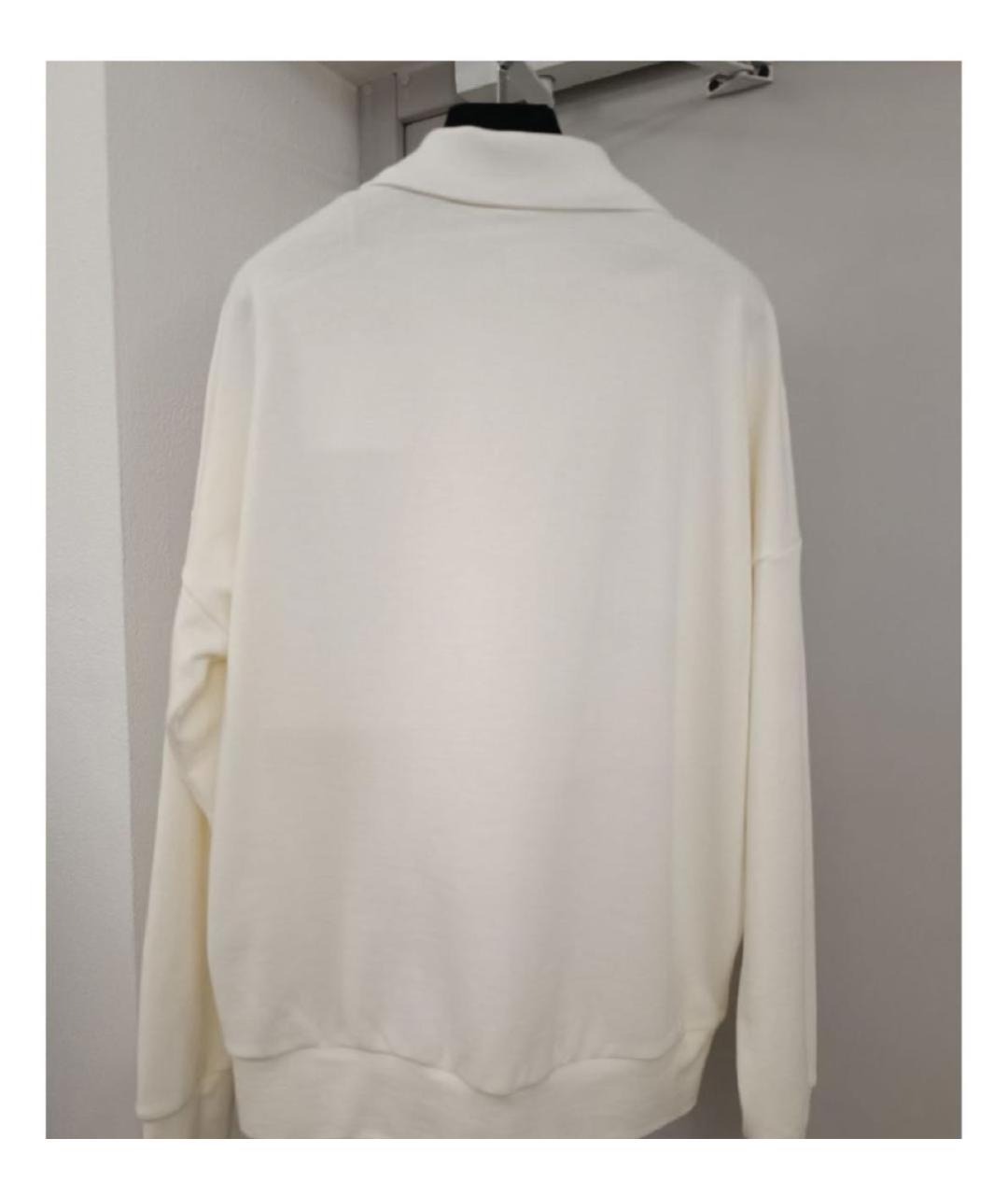 THE ROW Белый хлопковый джемпер / свитер, фото 2