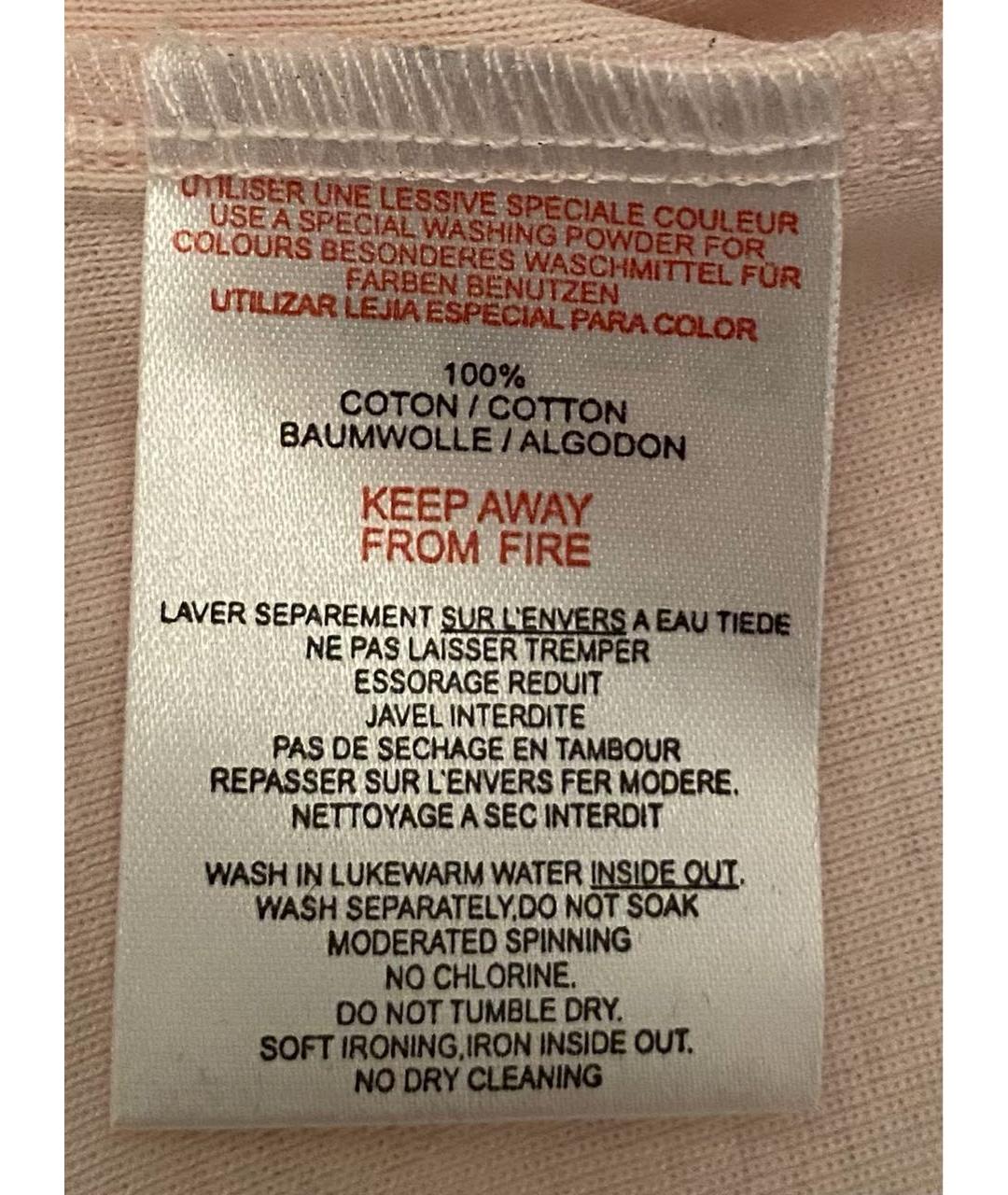 CHRISTIAN DIOR Розовый хлопковый детская футболка / топ, фото 8